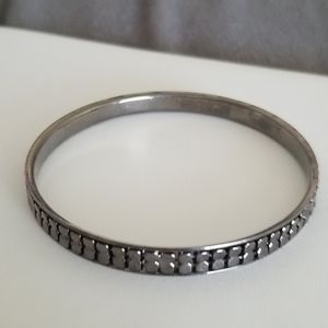 Gunmetal Bangle Bracelet
